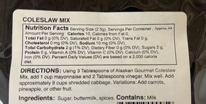 Alaskan Gourmet Coleslaw Mix