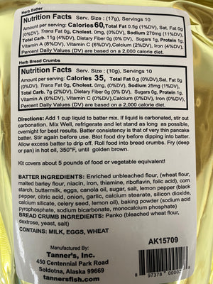 Gourmet Seafood Batter Herb Flavor