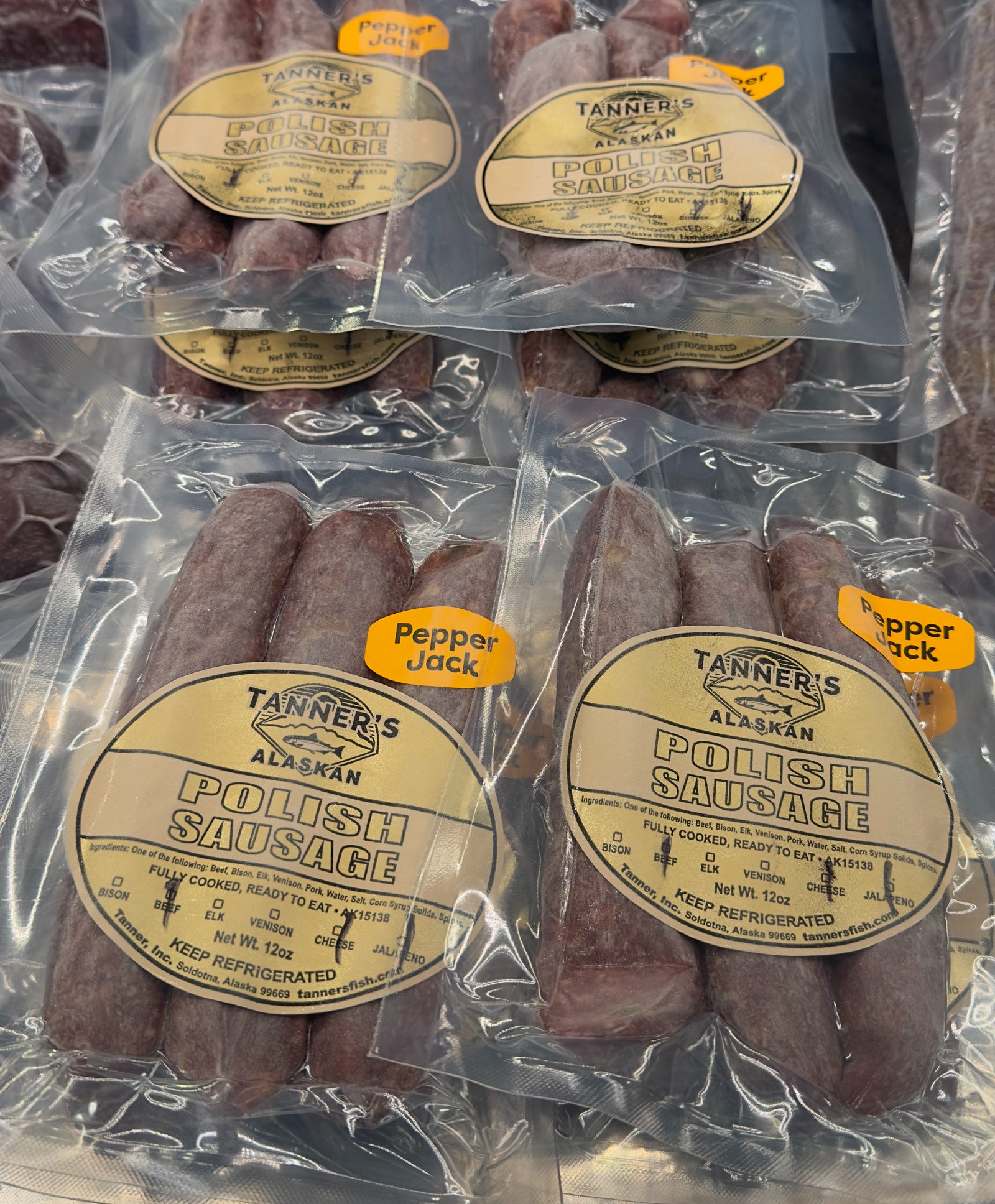 Jalapeno Pepper Jack Polish Sausage