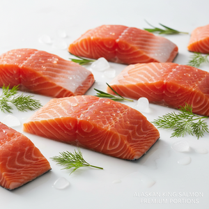 Alaskan King Salmon Premium Portions