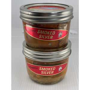 Gourmet Jarred Smoked Jalapeno Coho Salmon 12 Pack