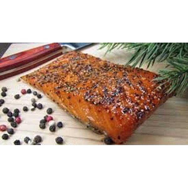 Alaskan Smoked Salmon Black Pepper Flavor