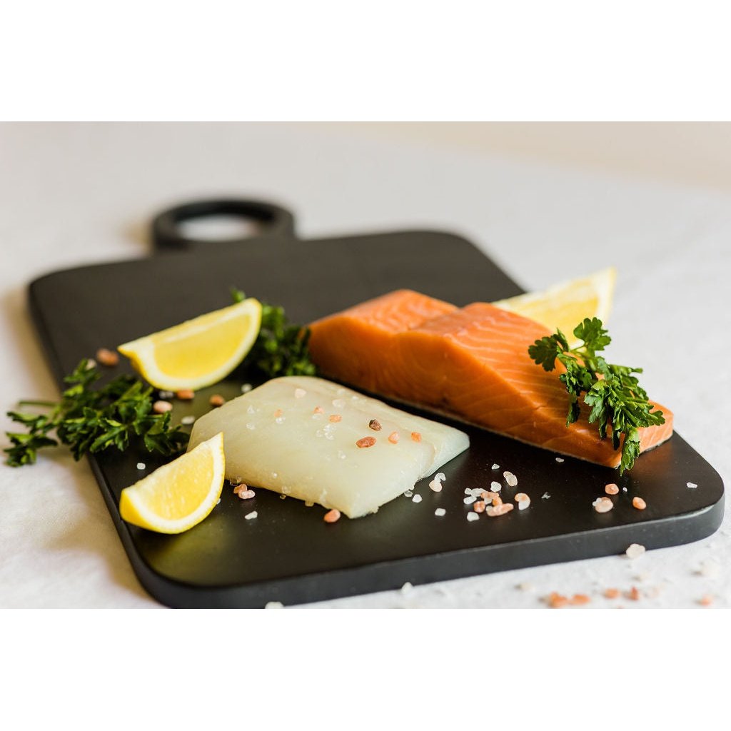 Alaskan Halibut & King Salmon Combo